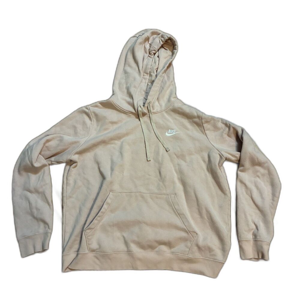 Nike Sportswear Club Fleece Hoodie Pink Loungewear Pullover Streetwear Airport